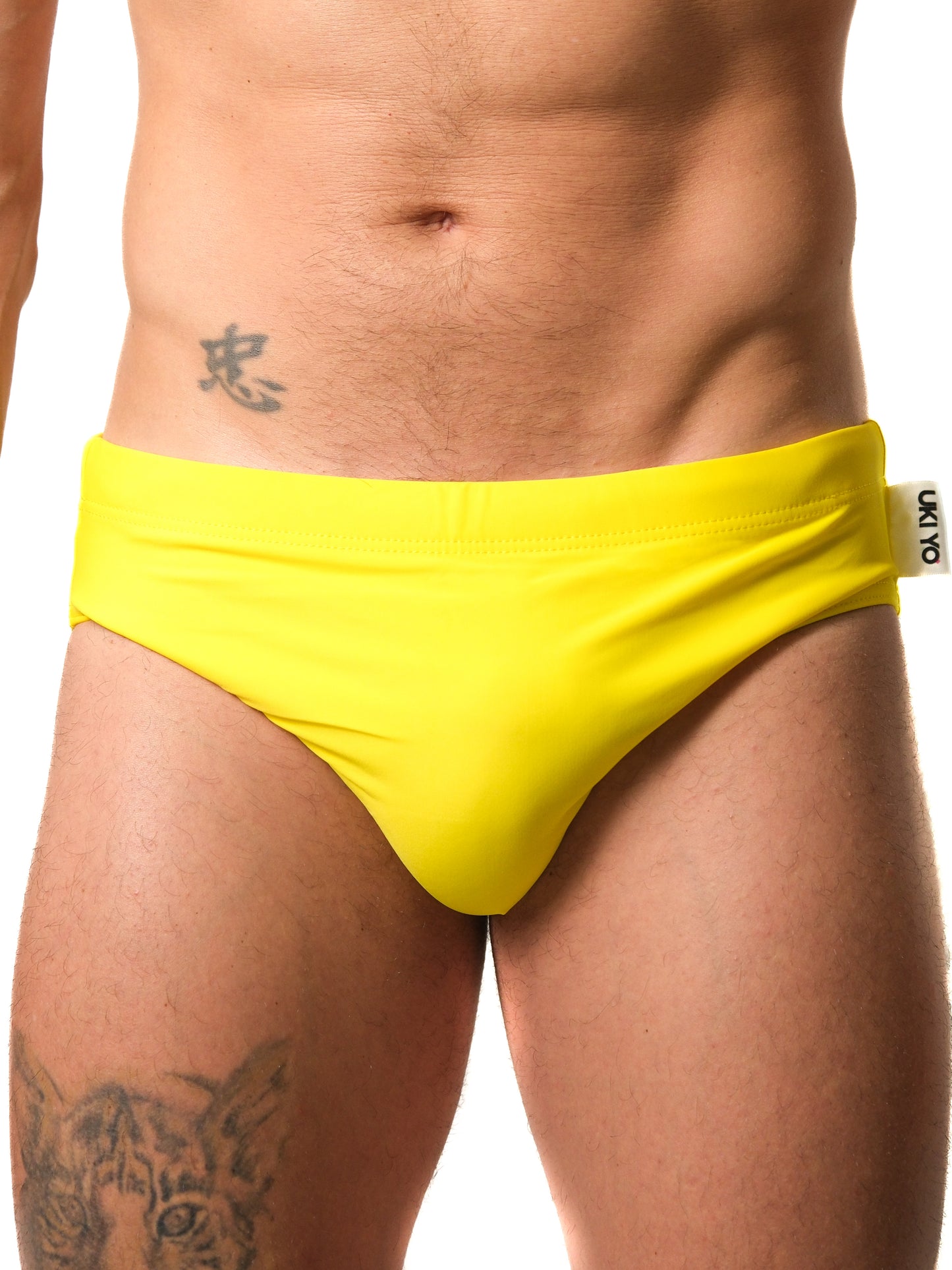 Amarilis - Slip da bagno da uomo gialli