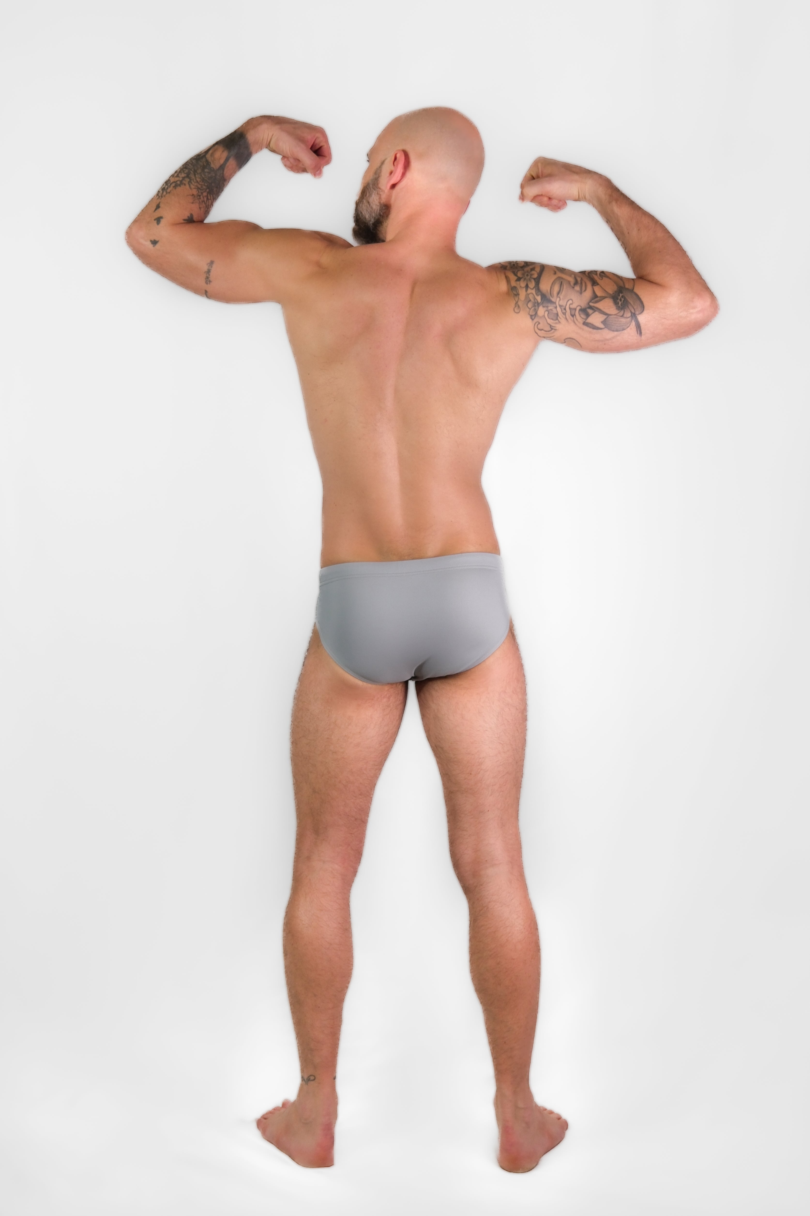[PAJARA] Grey Men Swim Briefs
