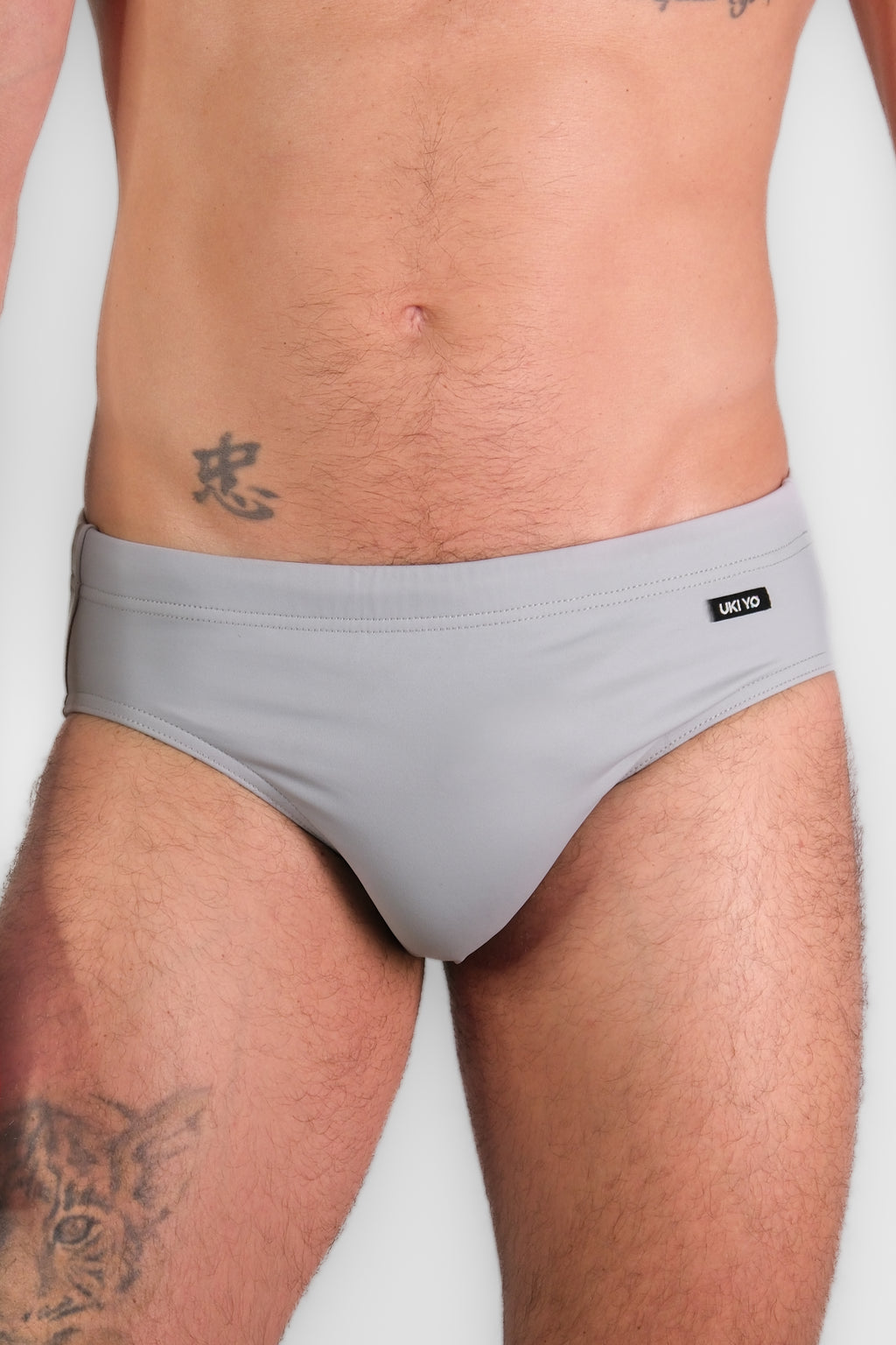 [PAJARA] Grey Men Swim Briefs