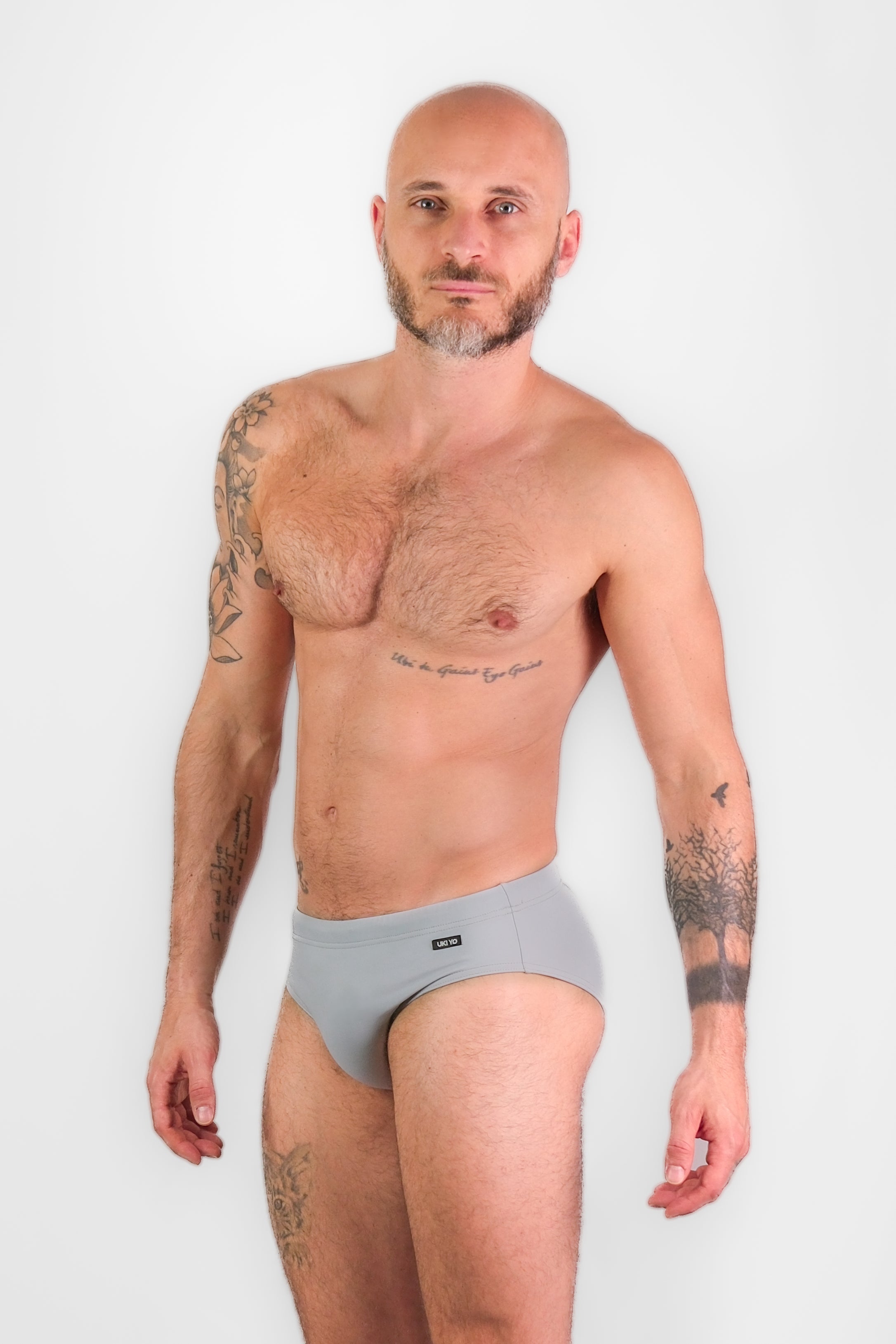 [PAJARA] Grey Men Swim Briefs