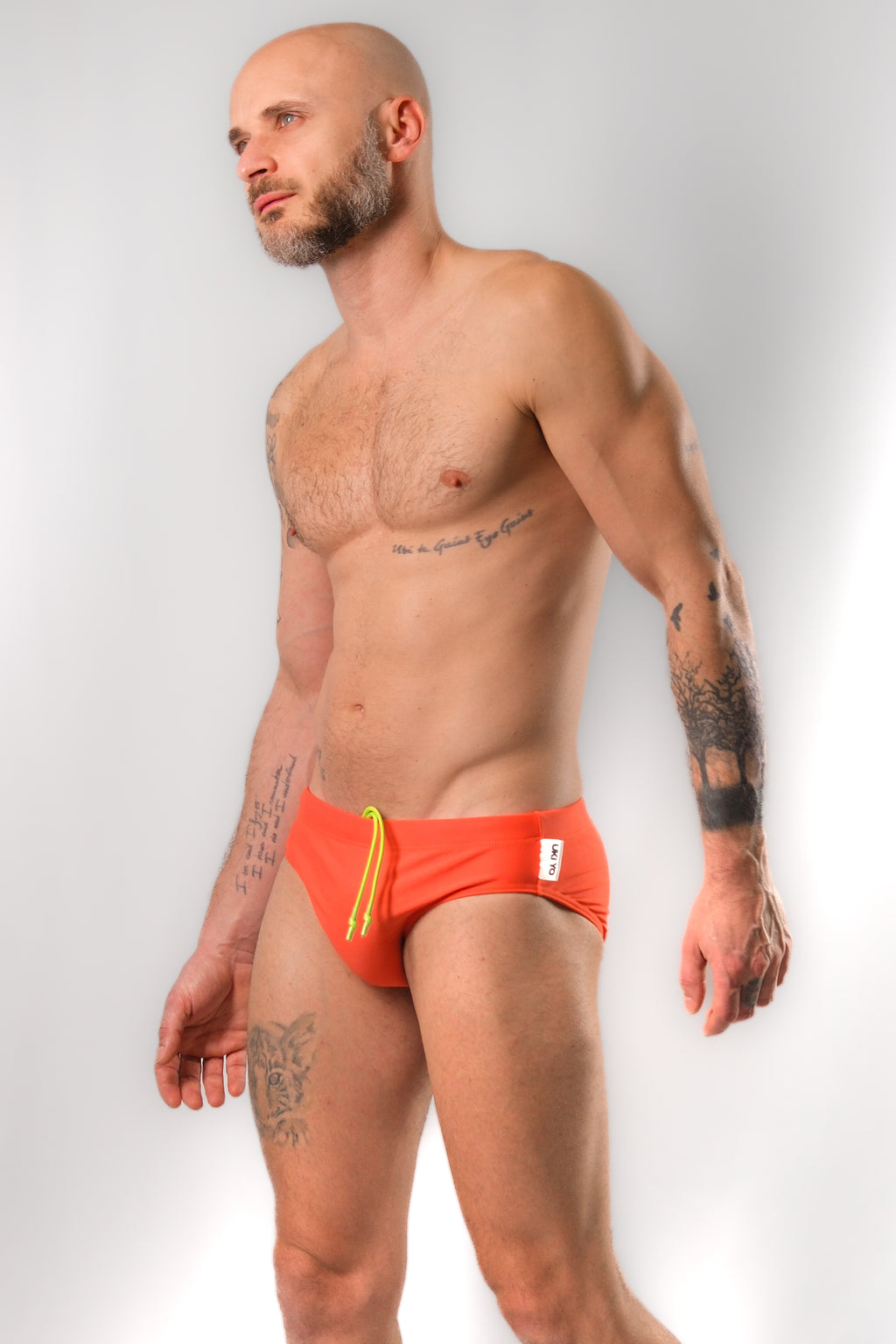 [CLEMENTINA] Orange Men Swim Briefs