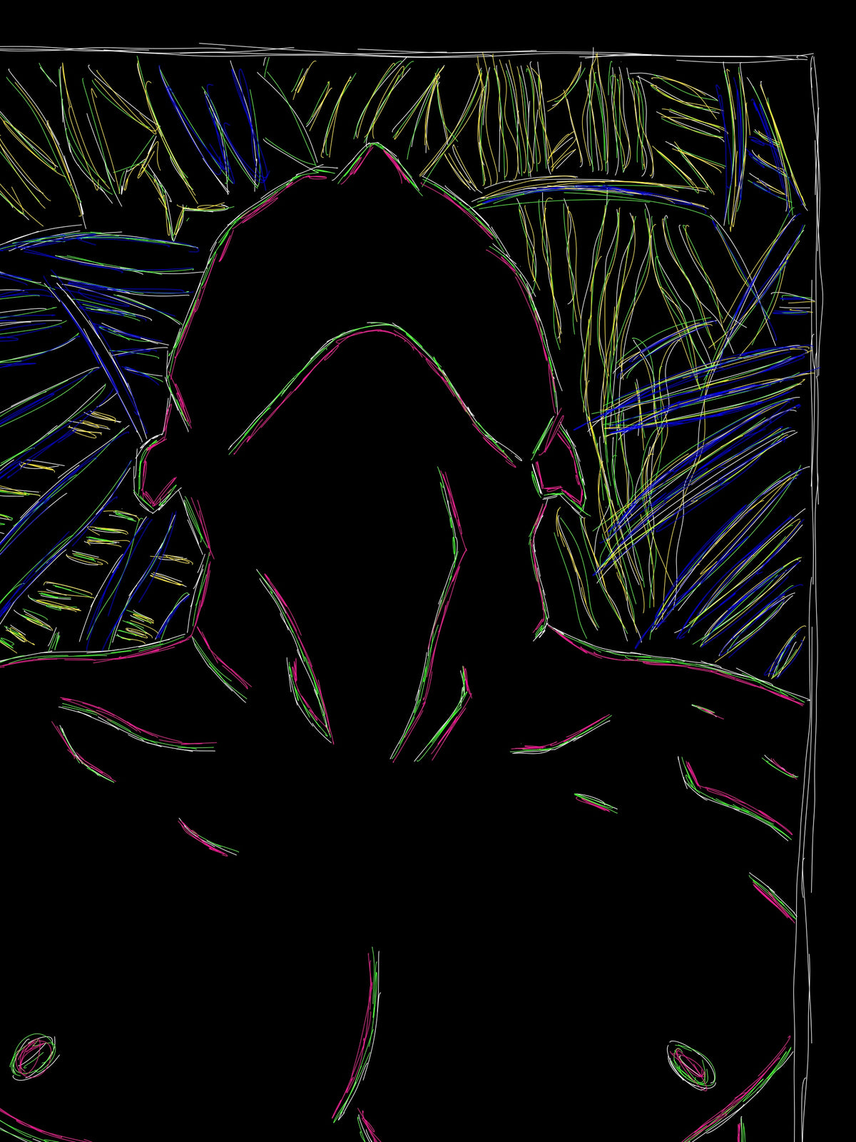 #8 JUNGLE PAUSE - Digital Art Print
