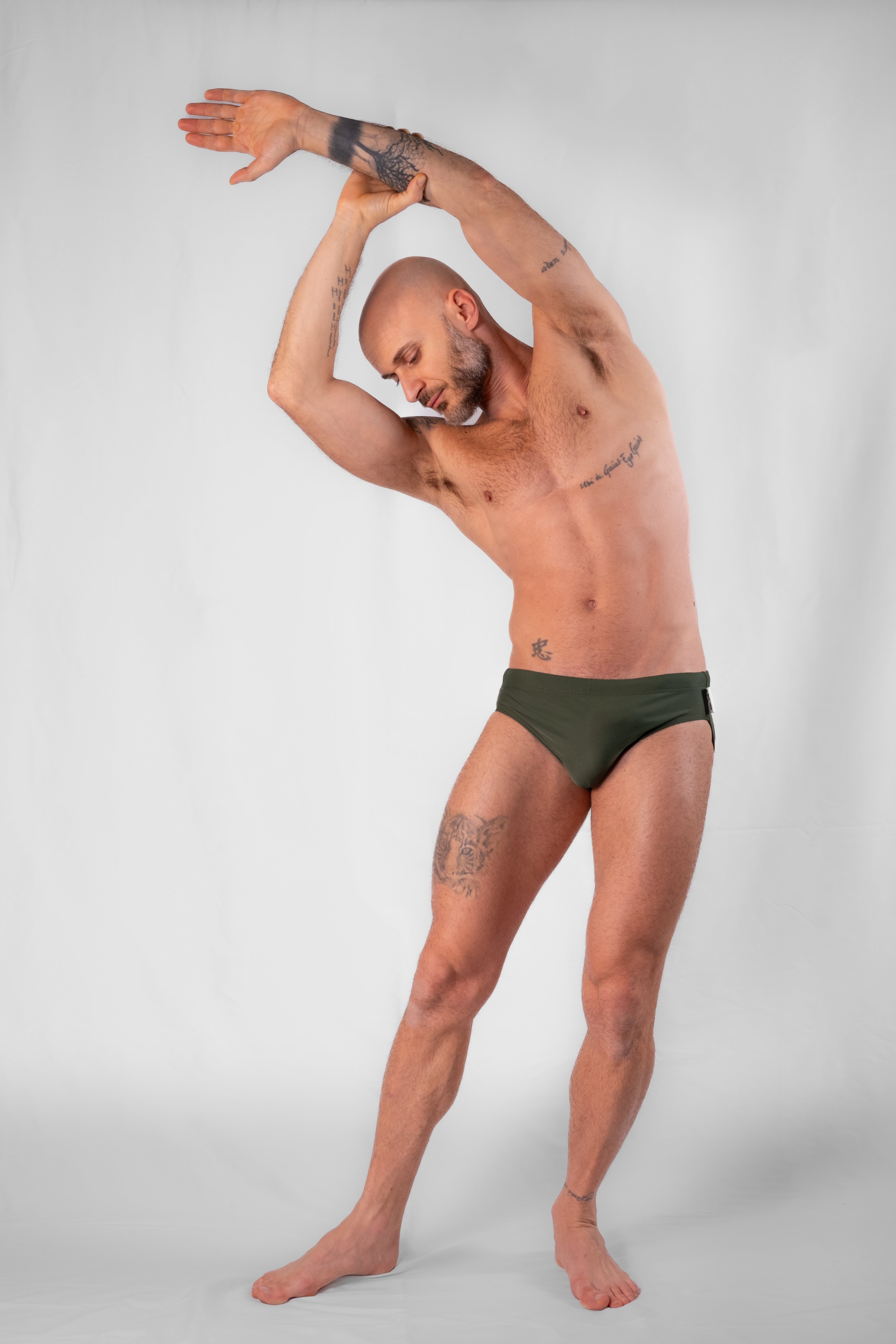 [PRETENDER] Green Men Swim Briefs