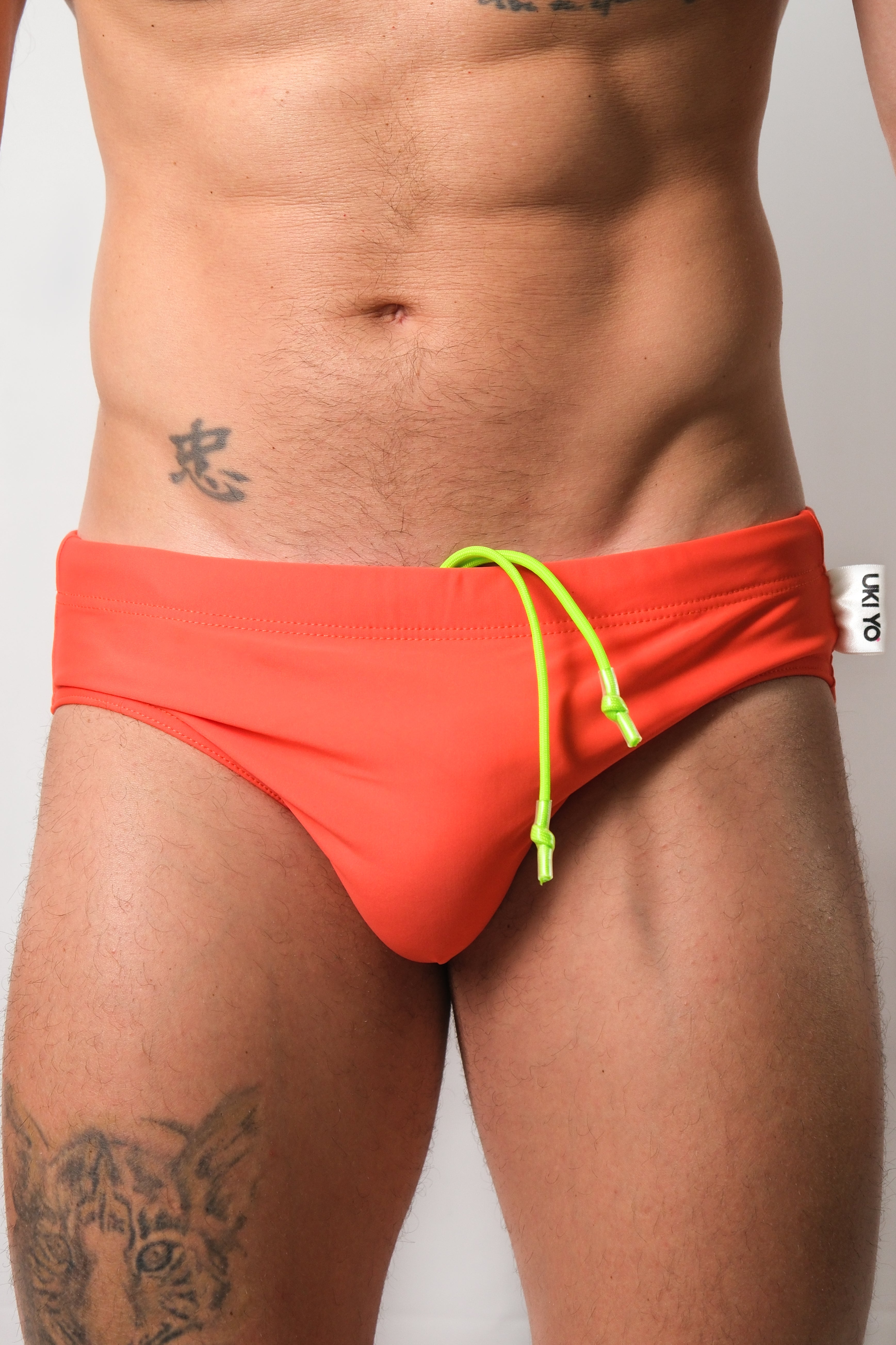 [CLEMENTINA] Orange Men Swim Briefs