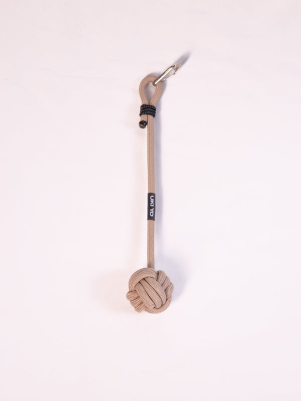 [MINA] Beige Keychain