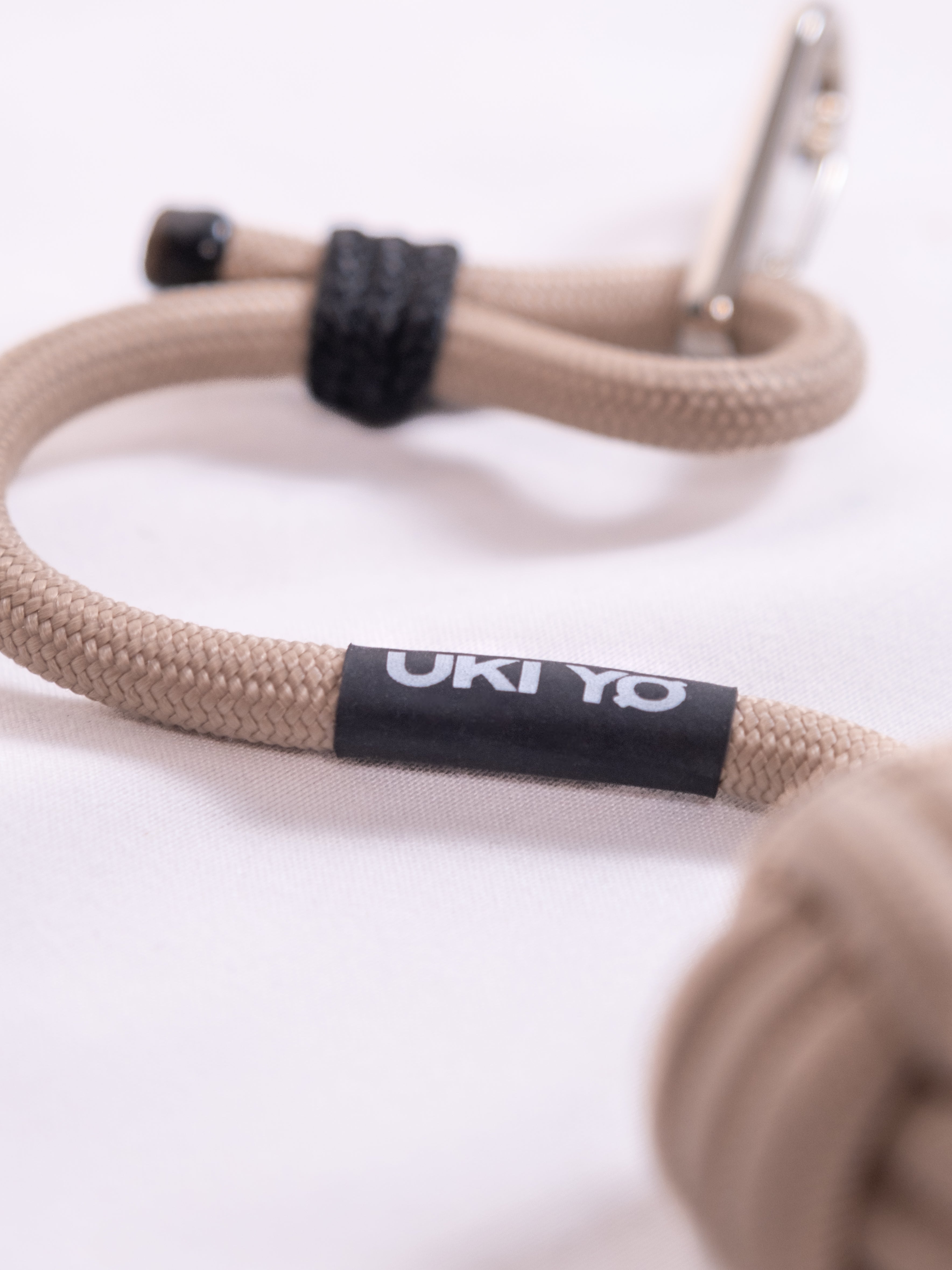 [MINA] Beige Keychain