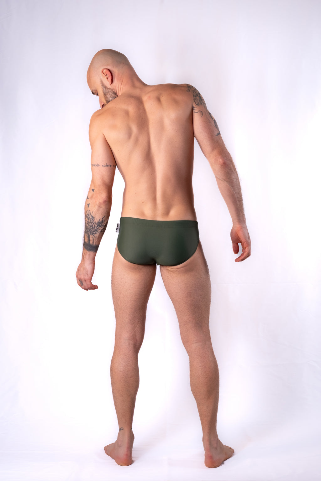 [PRETENDER] Green Men Swim Briefs