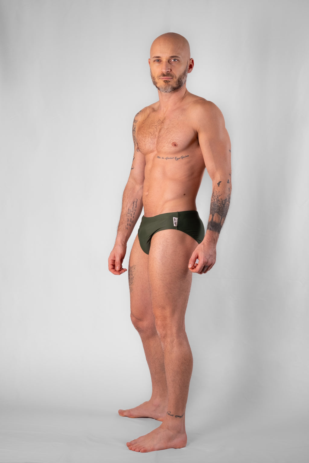 Pretender - Slip da bagno da uomo verde