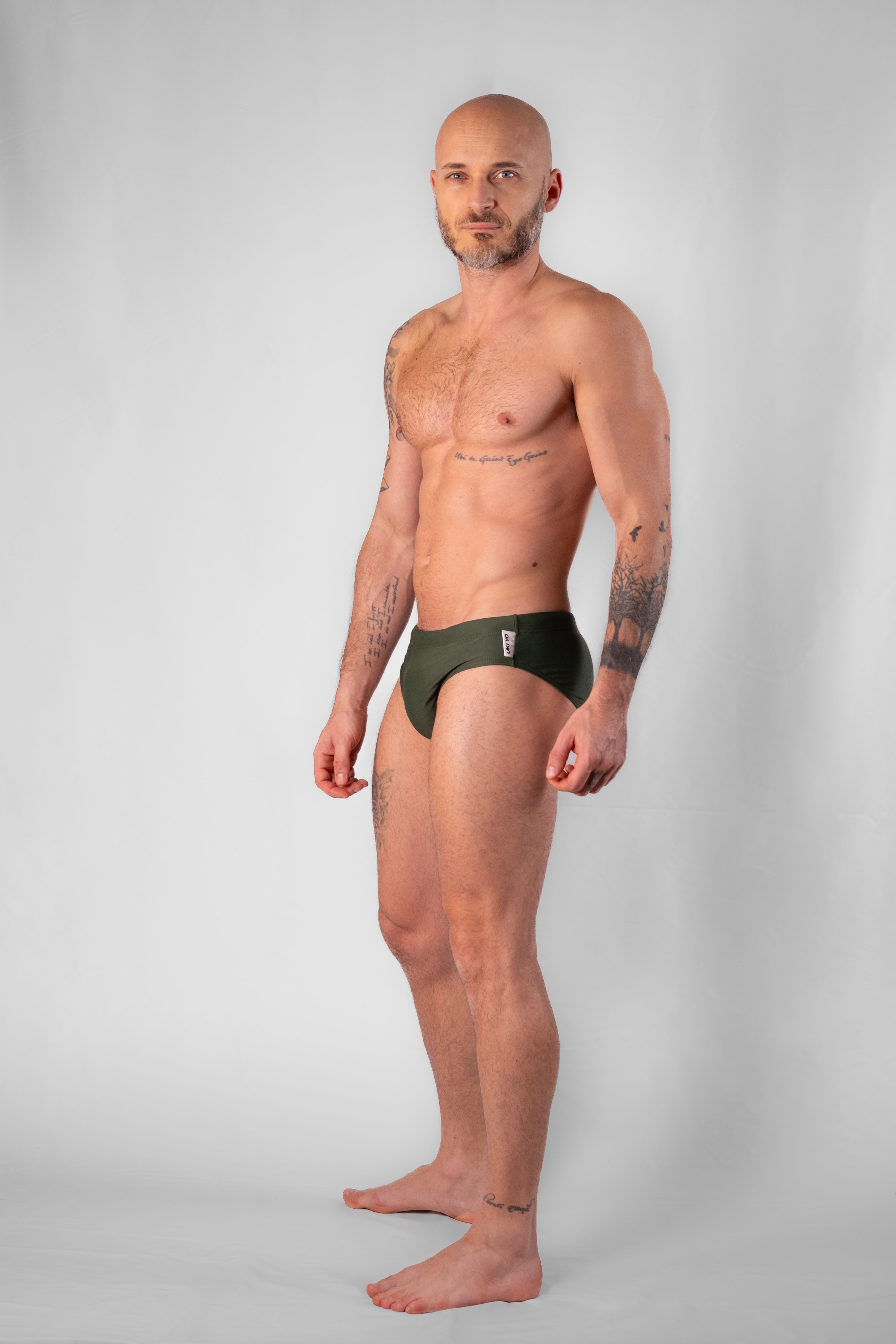 [PRETENDER] Green Men Swim Briefs