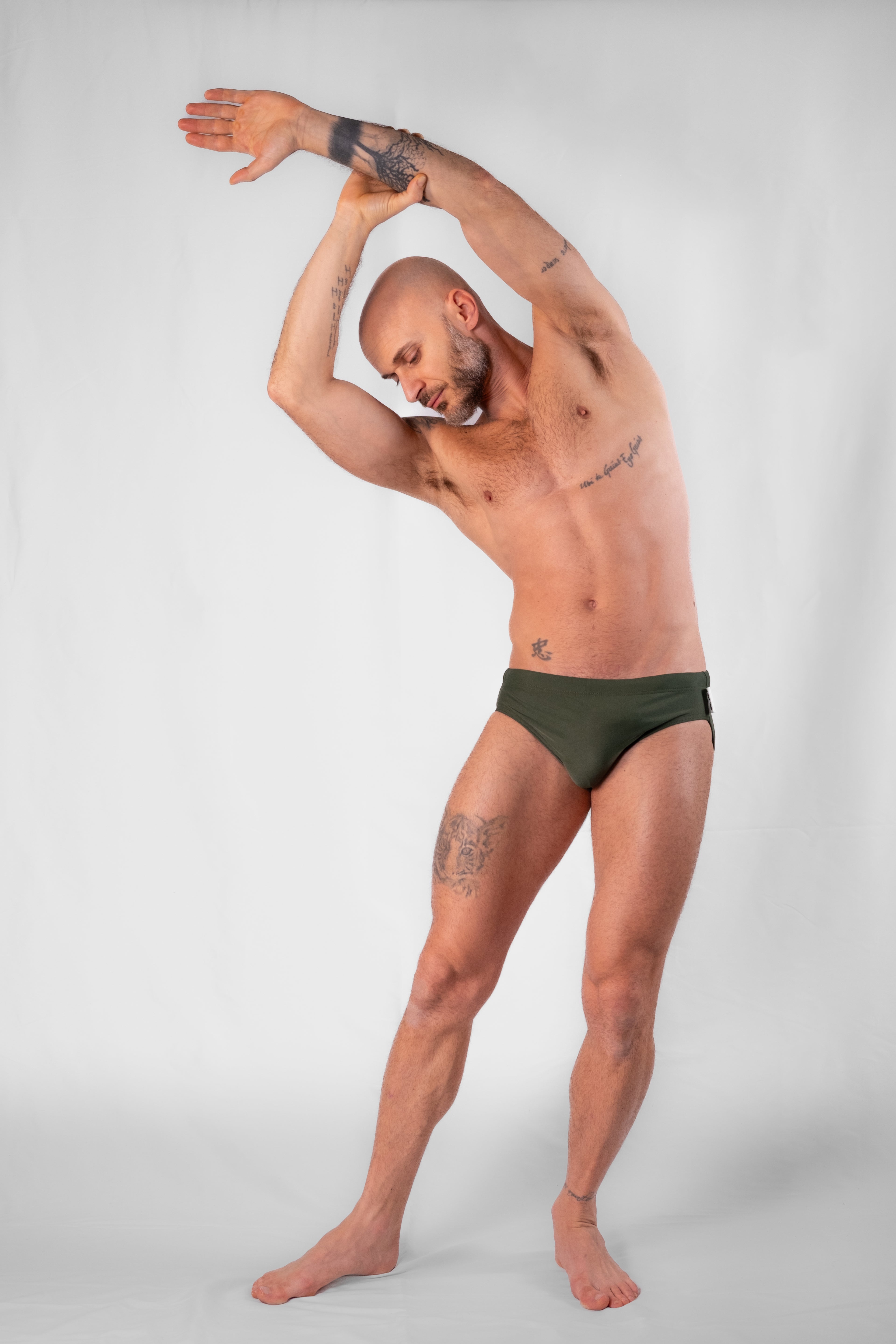 [PRETENDER] Green Men Swim Briefs