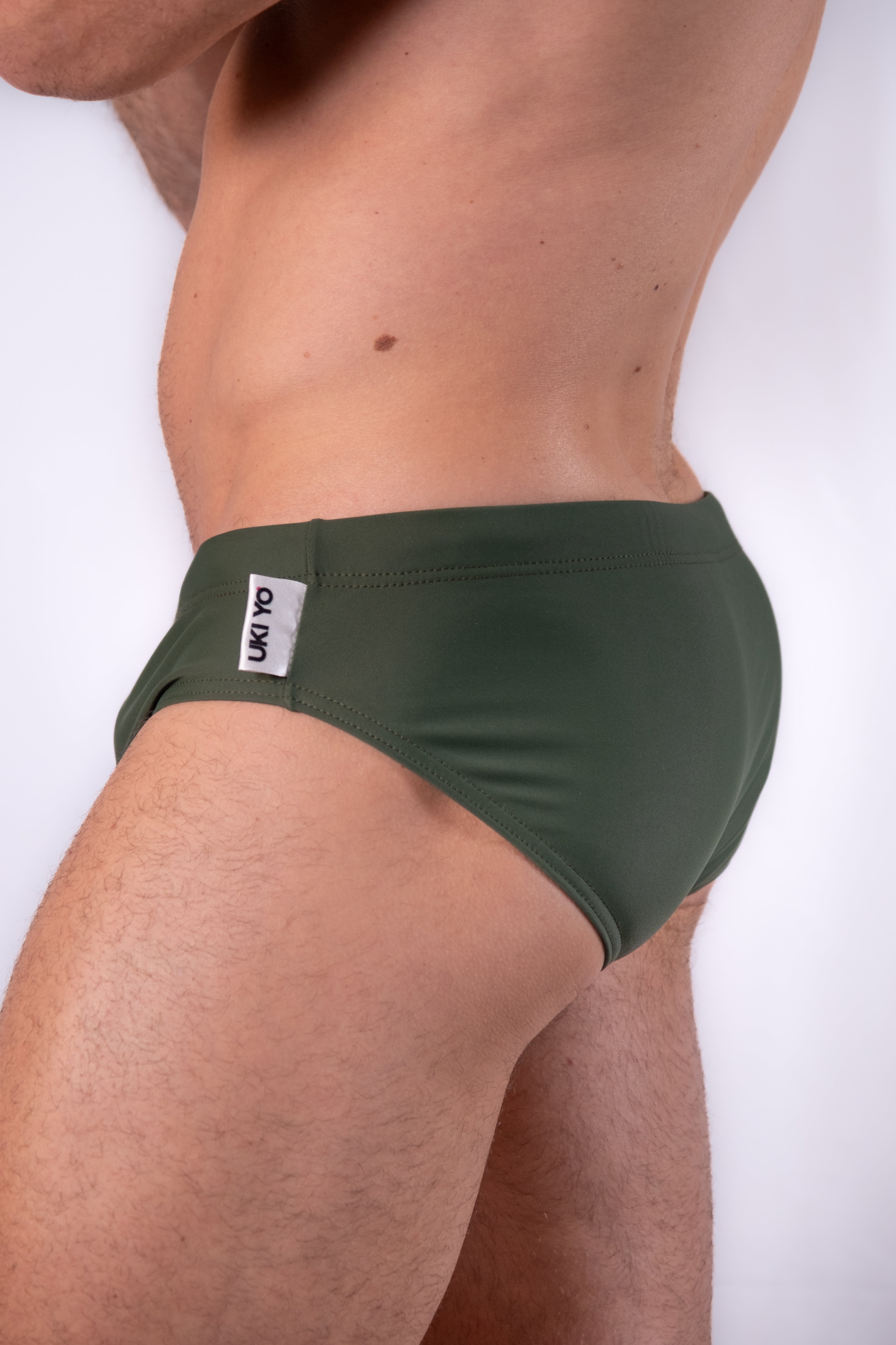 [PRETENDER] Green Men Swim Briefs