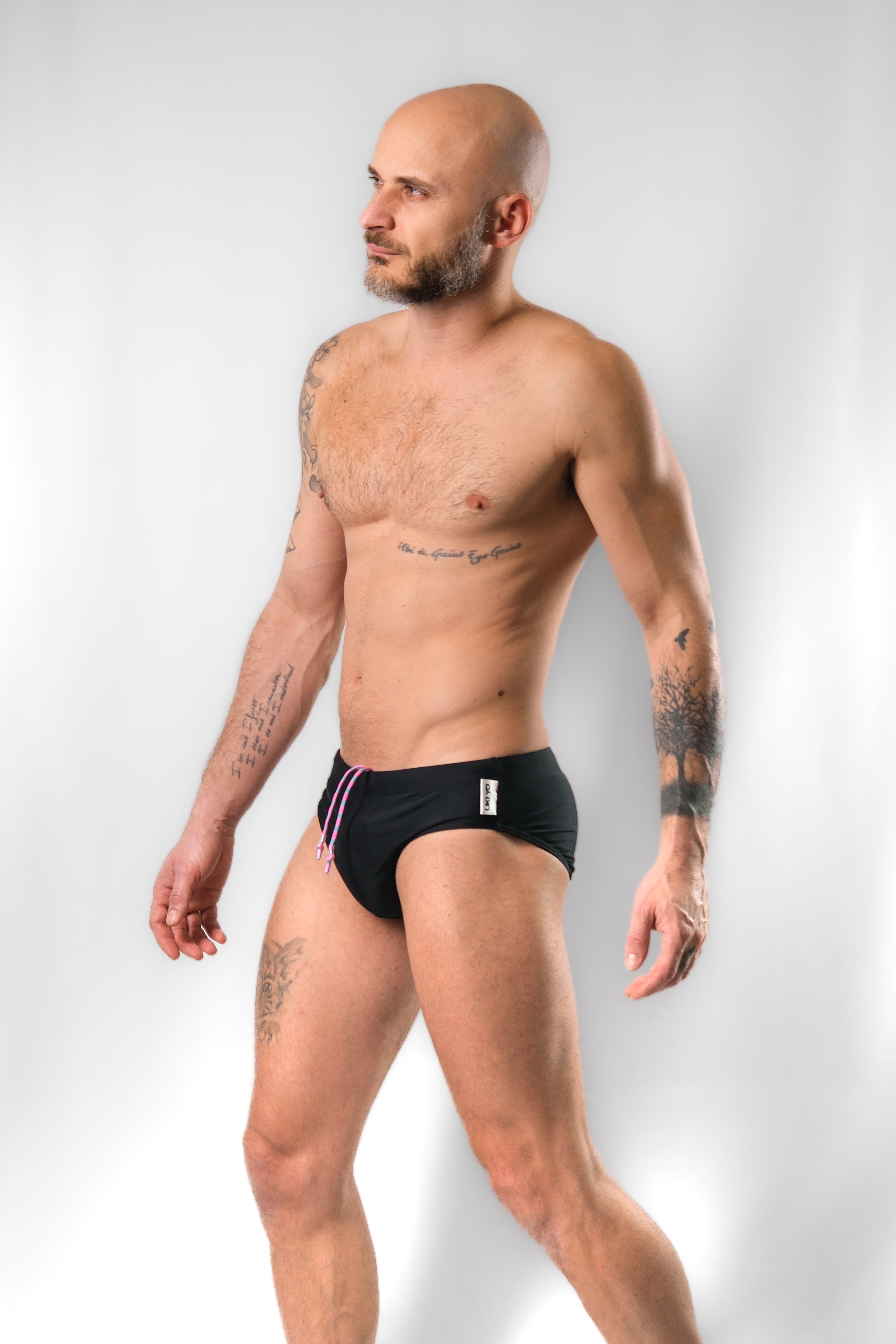 [NERO] Black Men Swim Briefs