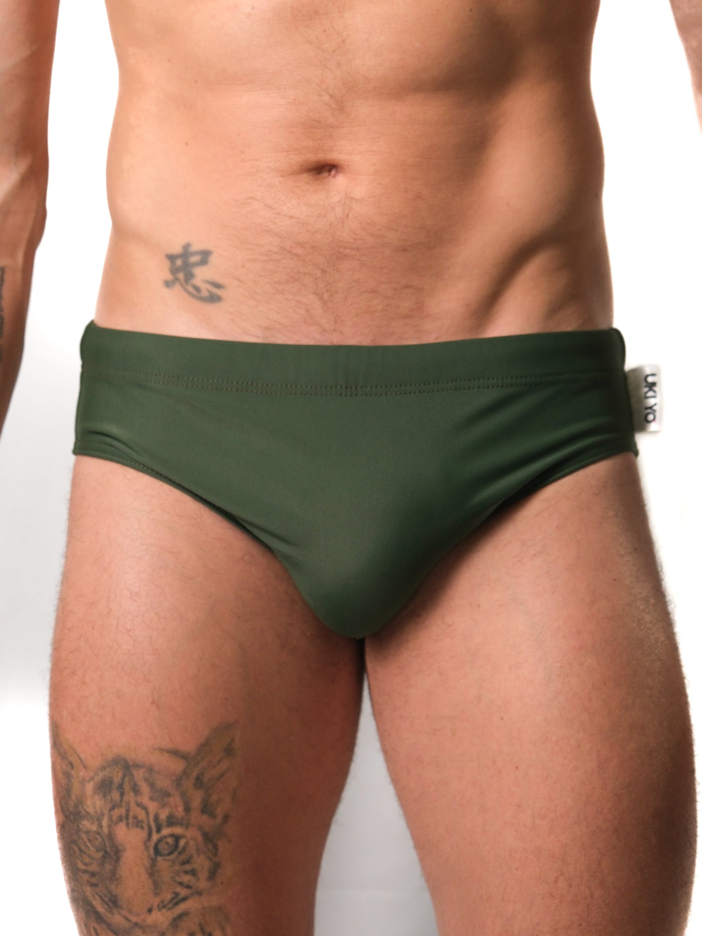 Pretender - Slip da bagno da uomo verde