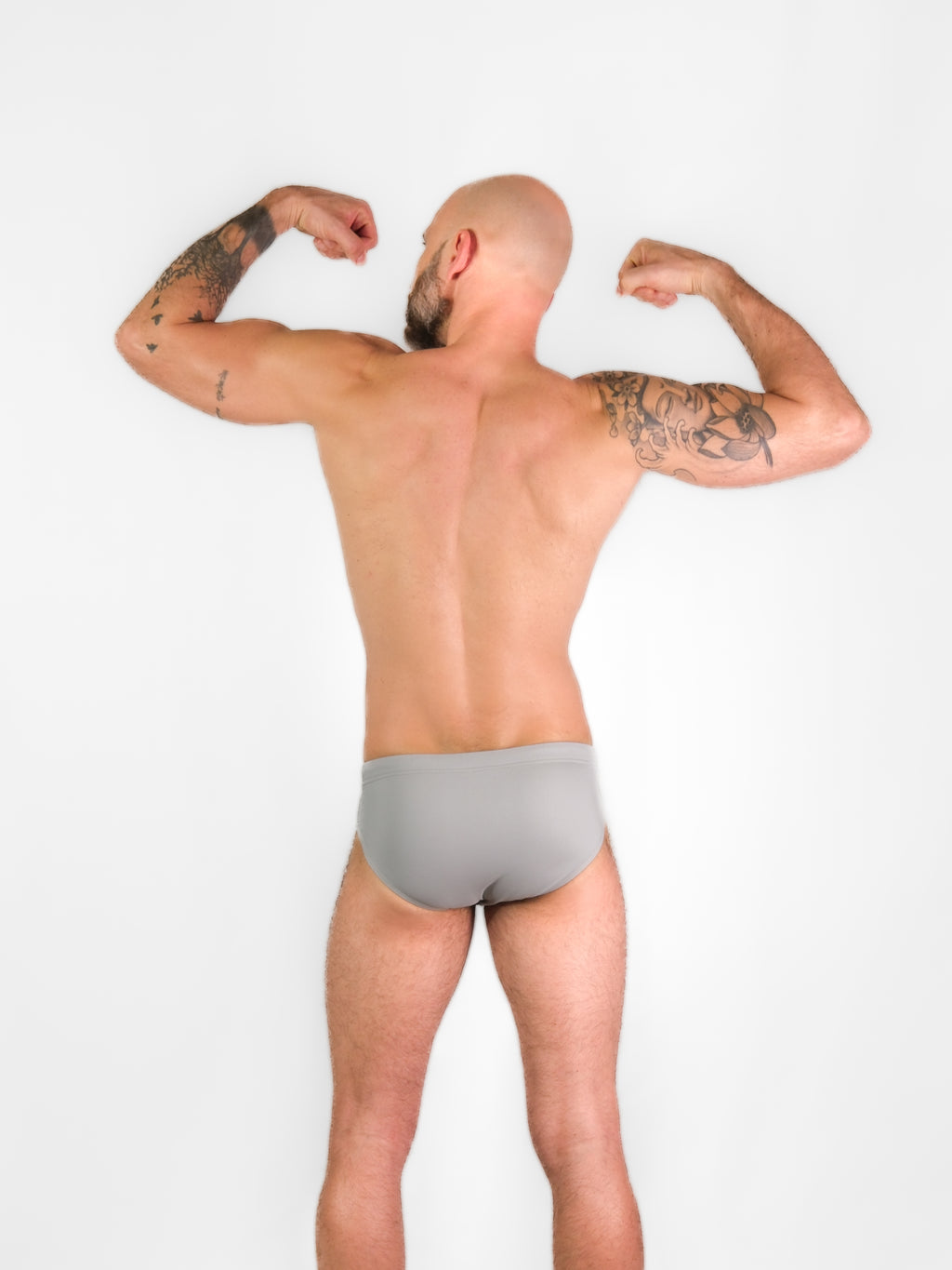 [PAJARA] Grey Men Swim Briefs