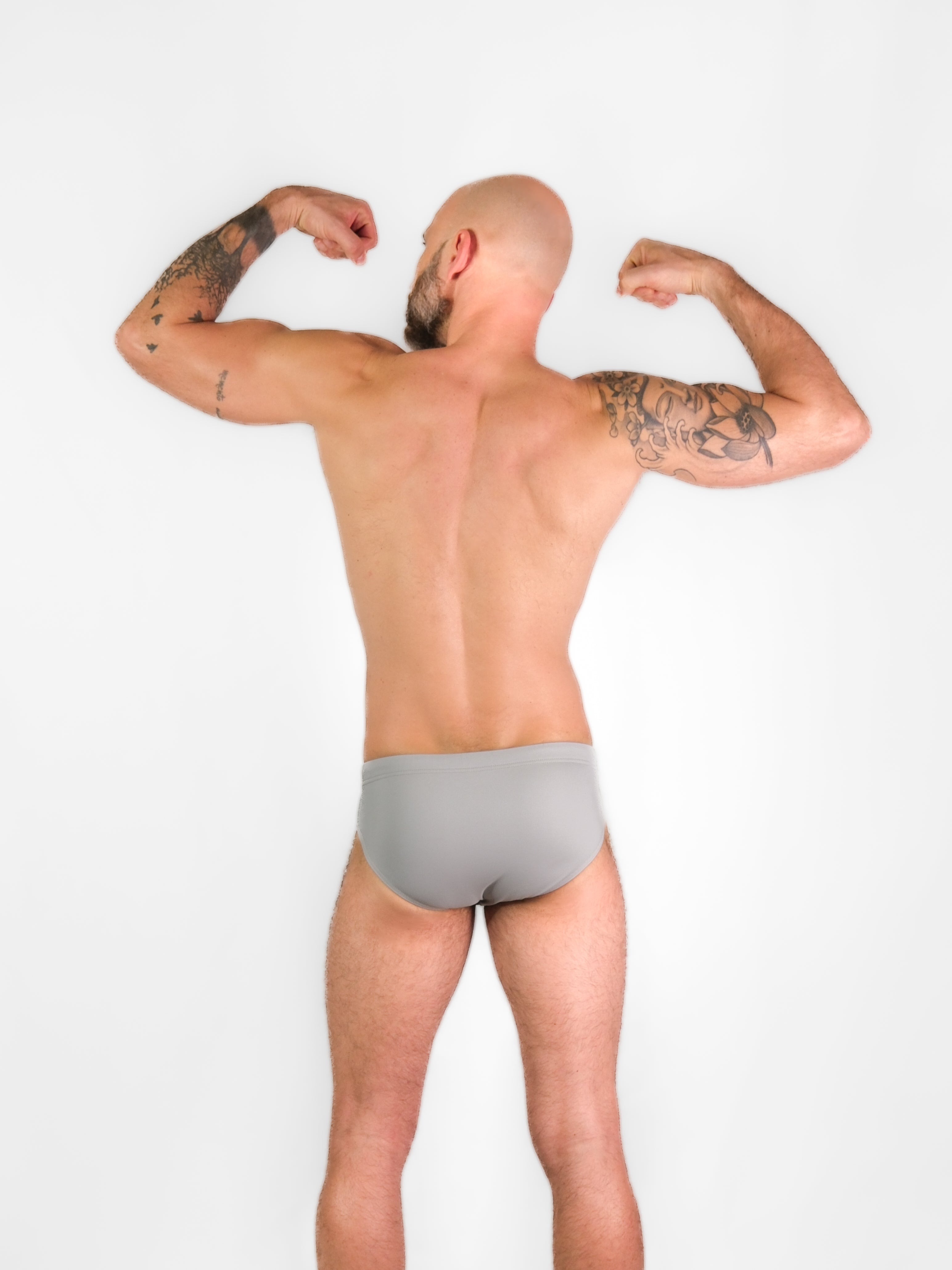 [PAJARA] Grey Men Swim Briefs