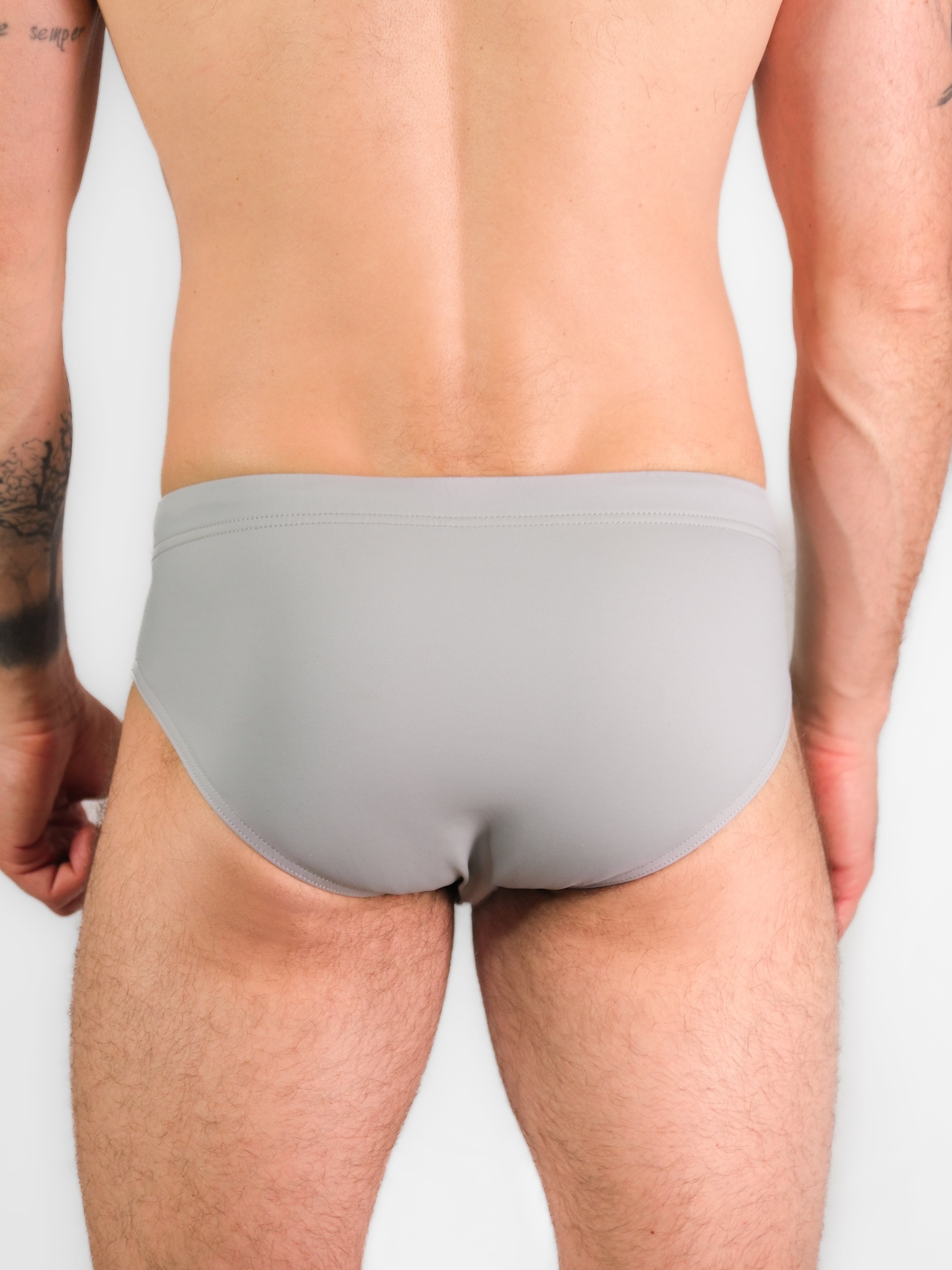 [PAJARA] Grey Men Swim Briefs