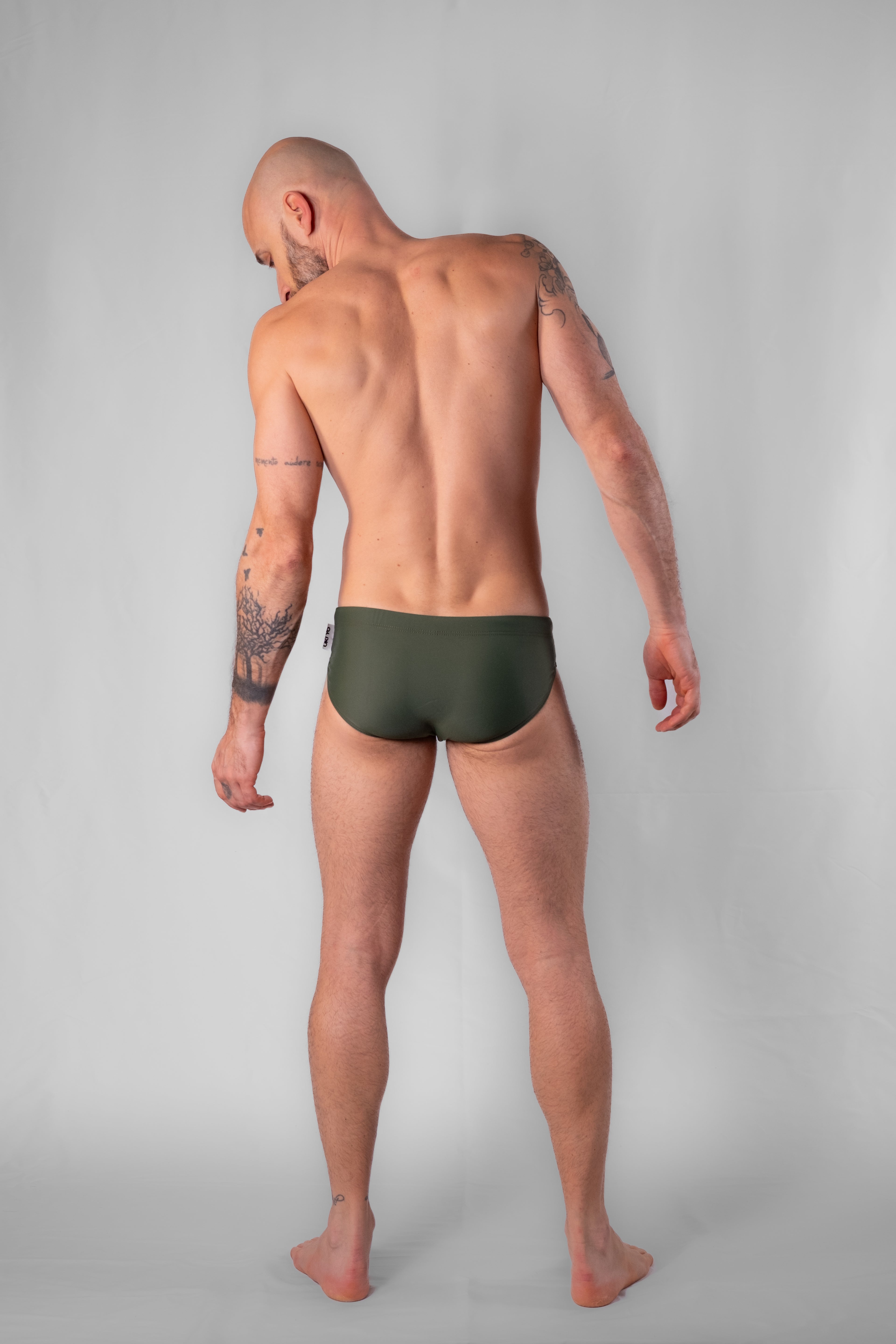 [PRETENDER] Green Men Swim Briefs