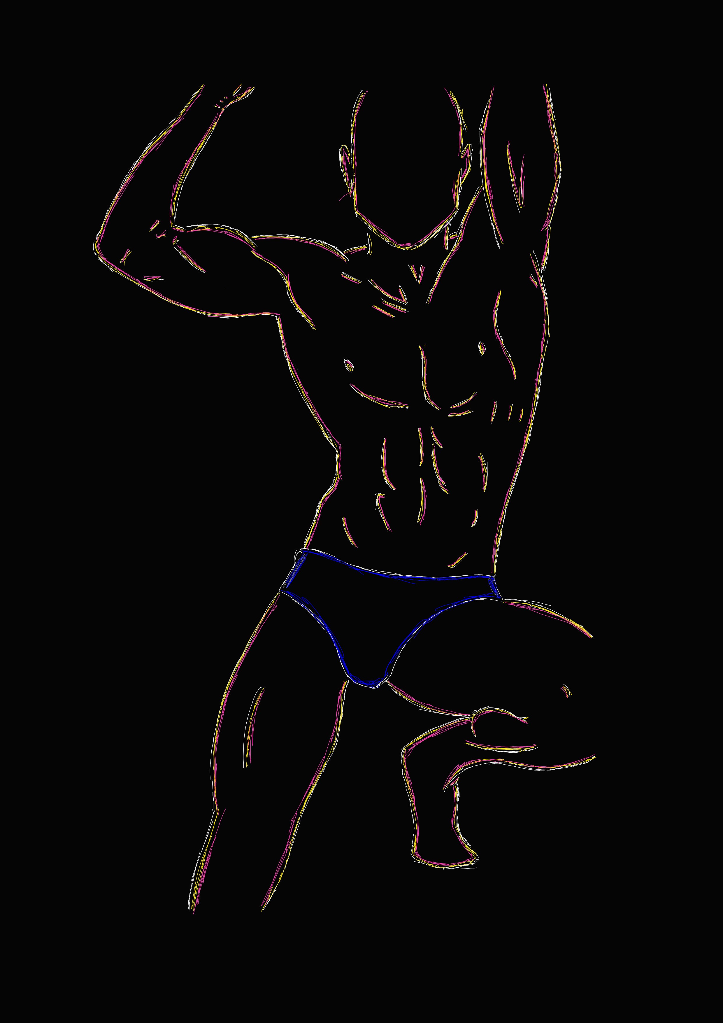 #7 POWER POSE - Digital Art Print