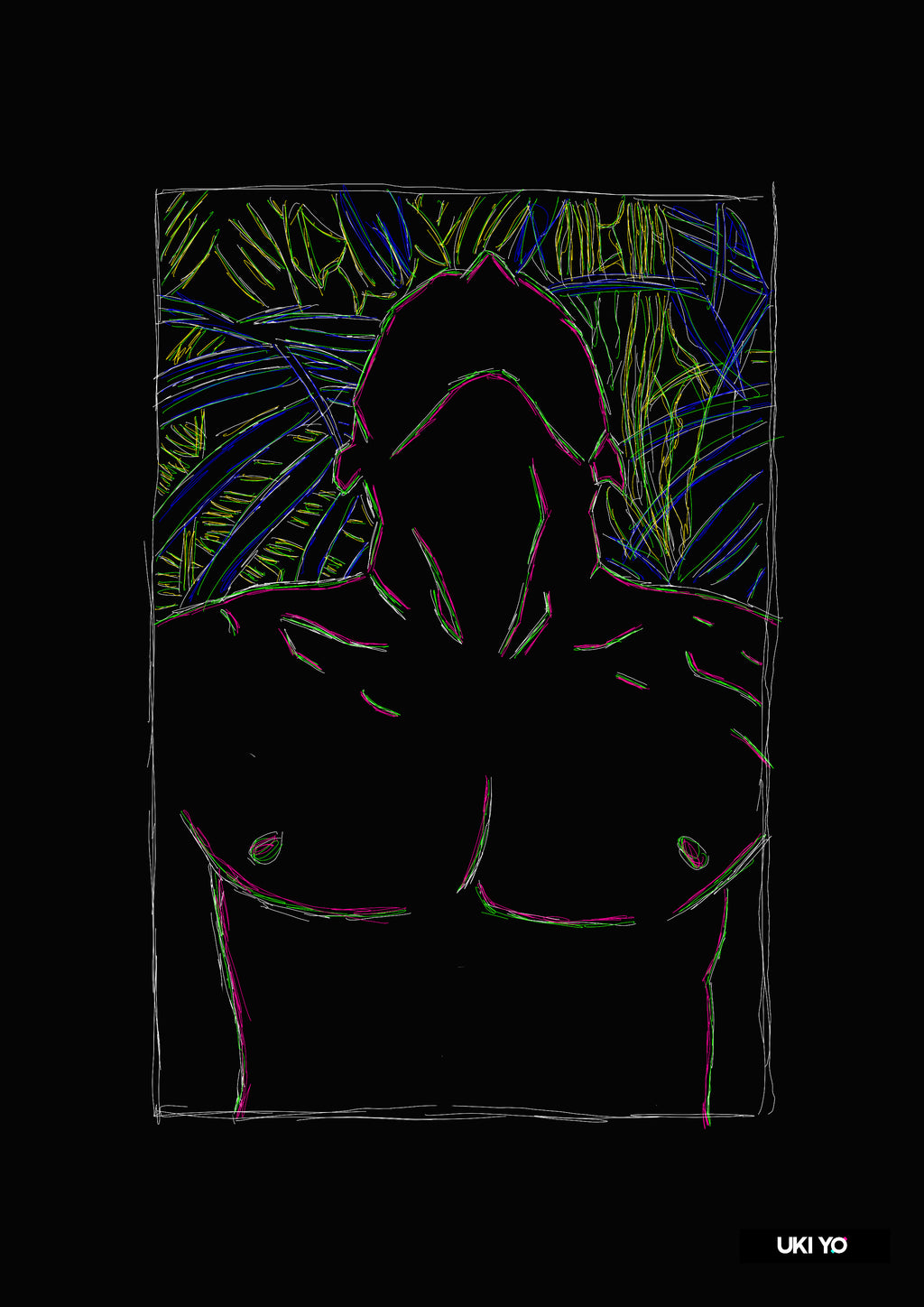 #8 JUNGLE PAUSE - Digital Art Print