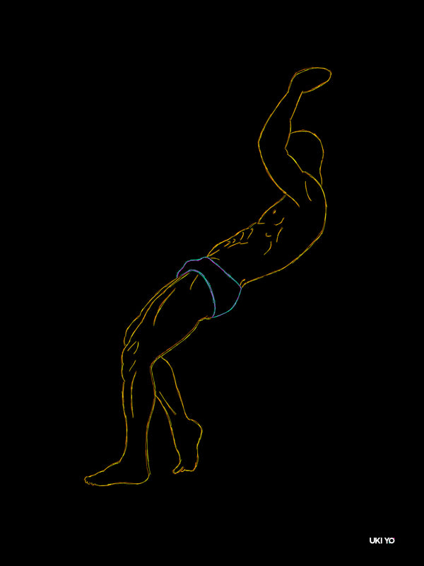 #2 FREE FALL - Digital Art Print