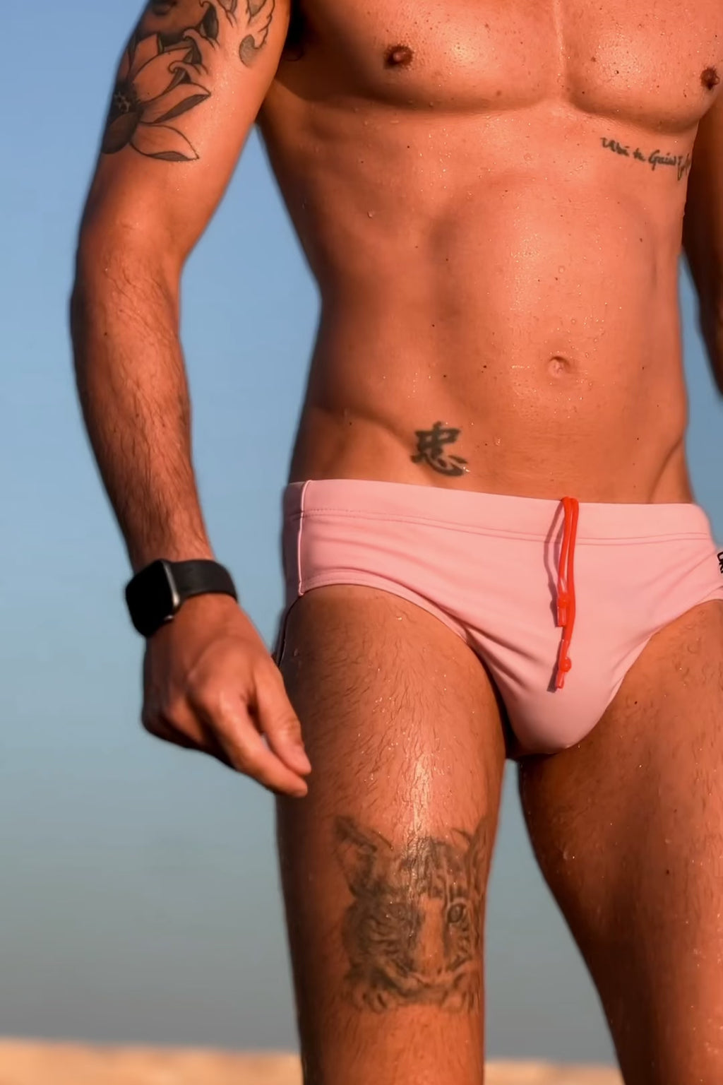 [DREAMLAND] Pink Men Swim Briefs